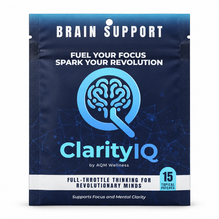 ClarityIQ Focus Patch 30-Day Supply; actual pouch photograph (one pouch shown)
