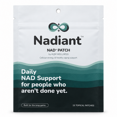 Nadiant Cellular Vitality Patch - 30-Day Supply; actual pouch photograph (one pouch shown)