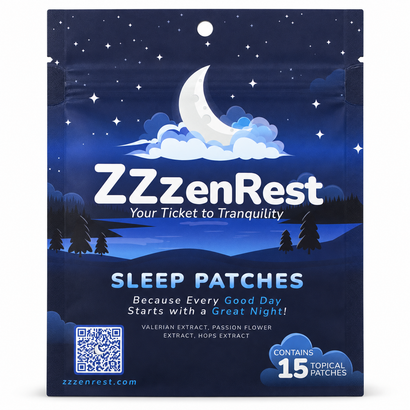 ZzzenRest Deep Sleep Patch - 90-Day Supply; actual pouch photograph (one pouch shown)