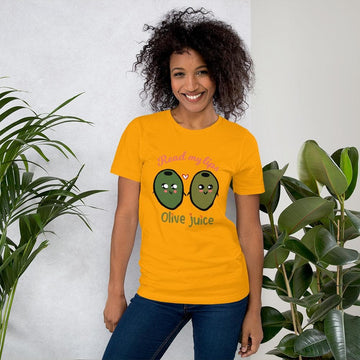 Read My Lips - Olive Juice: Short-Sleeve Unisex T-Shirt