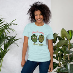 Read My Lips - Olive Juice: Short-Sleeve Unisex T-Shirt