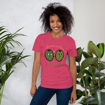 Read My Lips - Olive Juice: Short-Sleeve Unisex T-Shirt
